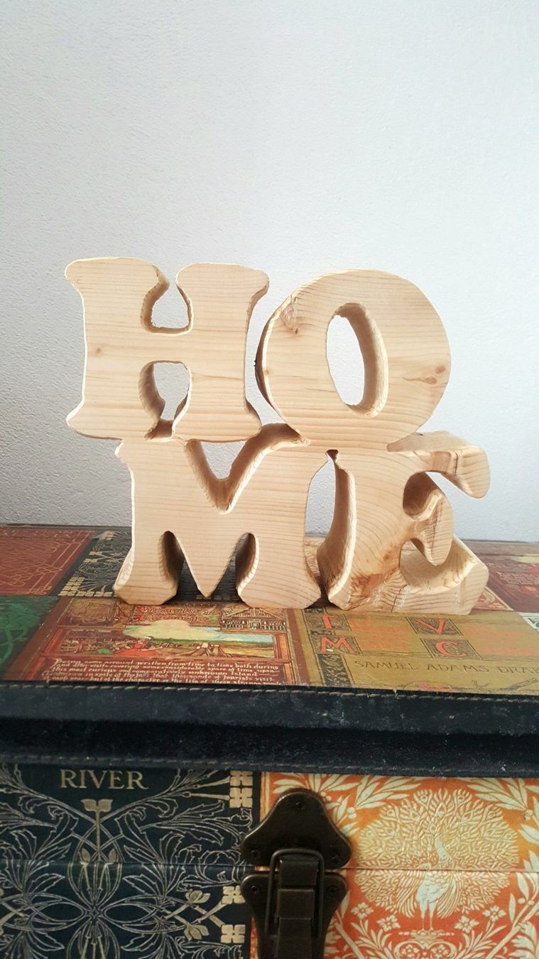 Articoli in legno: Home Decor Beschriftung – Nuovo e nell'imballaggio originale da Domat-ems venduto da Gr8wood 3