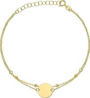 Goldarmband 333 8k Gold Gelbgold Kreis Kugel