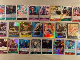 One Piece Card Game Lot / Bartolomeo / Ruffy / Shanks (90+)