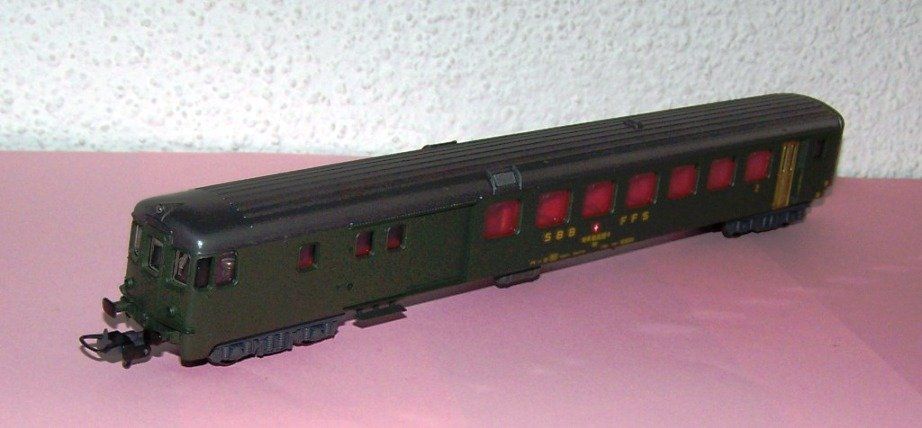 Lima Modellini di ferrovie: LIMA H0 9151 Steuerwagen BDt der SBB, UIC, DC – Usato da Brüttisellen venduto da Rentner44zh 5