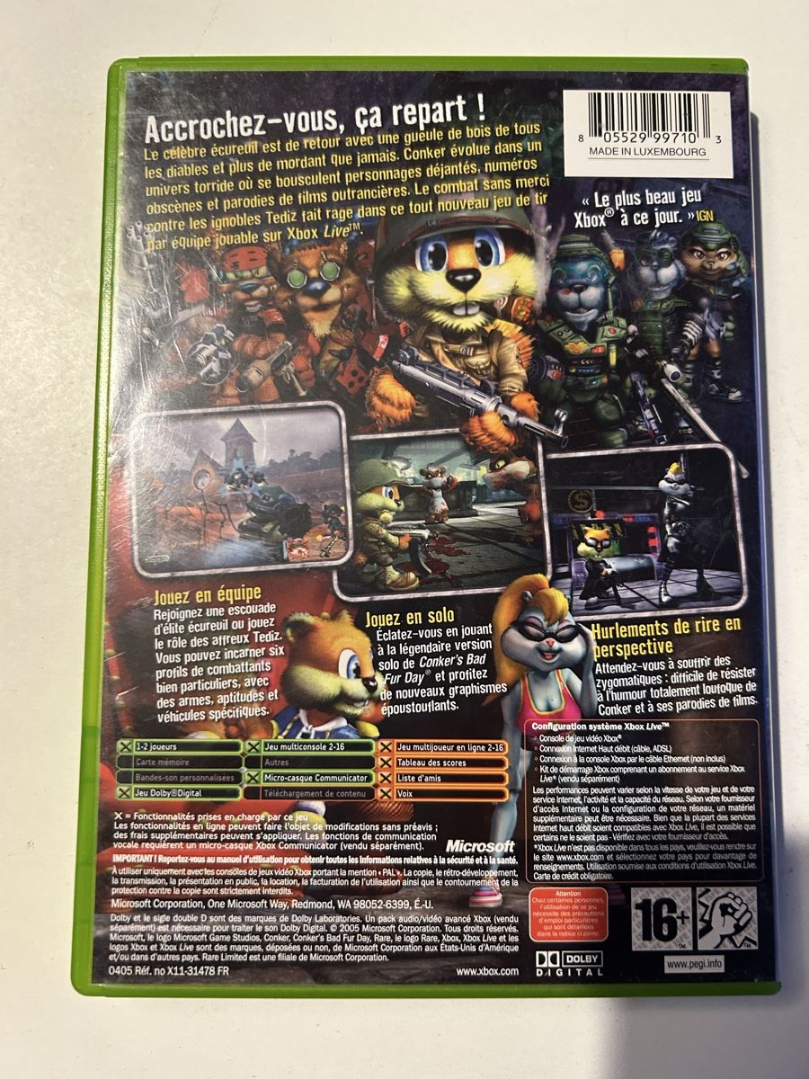 Spiele: Conker live & reloaded FRA – Gebraucht aus Pully von PongDayOne 1