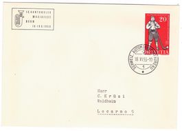Lettre de Bern BPA A696 pour Locarno le 18.VI.55