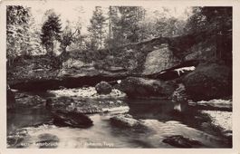 Neu St. Johann, Naturbrücke, gelaufen 1935