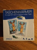 Taschenwärmer 2 Stk. mit Renntier-Motiv für warme Hände!