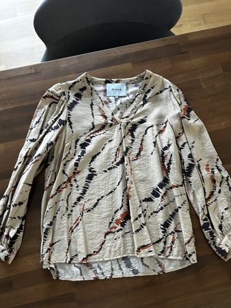 MINUS Bluse Gr. 36(M)Skandi Muster Viskose