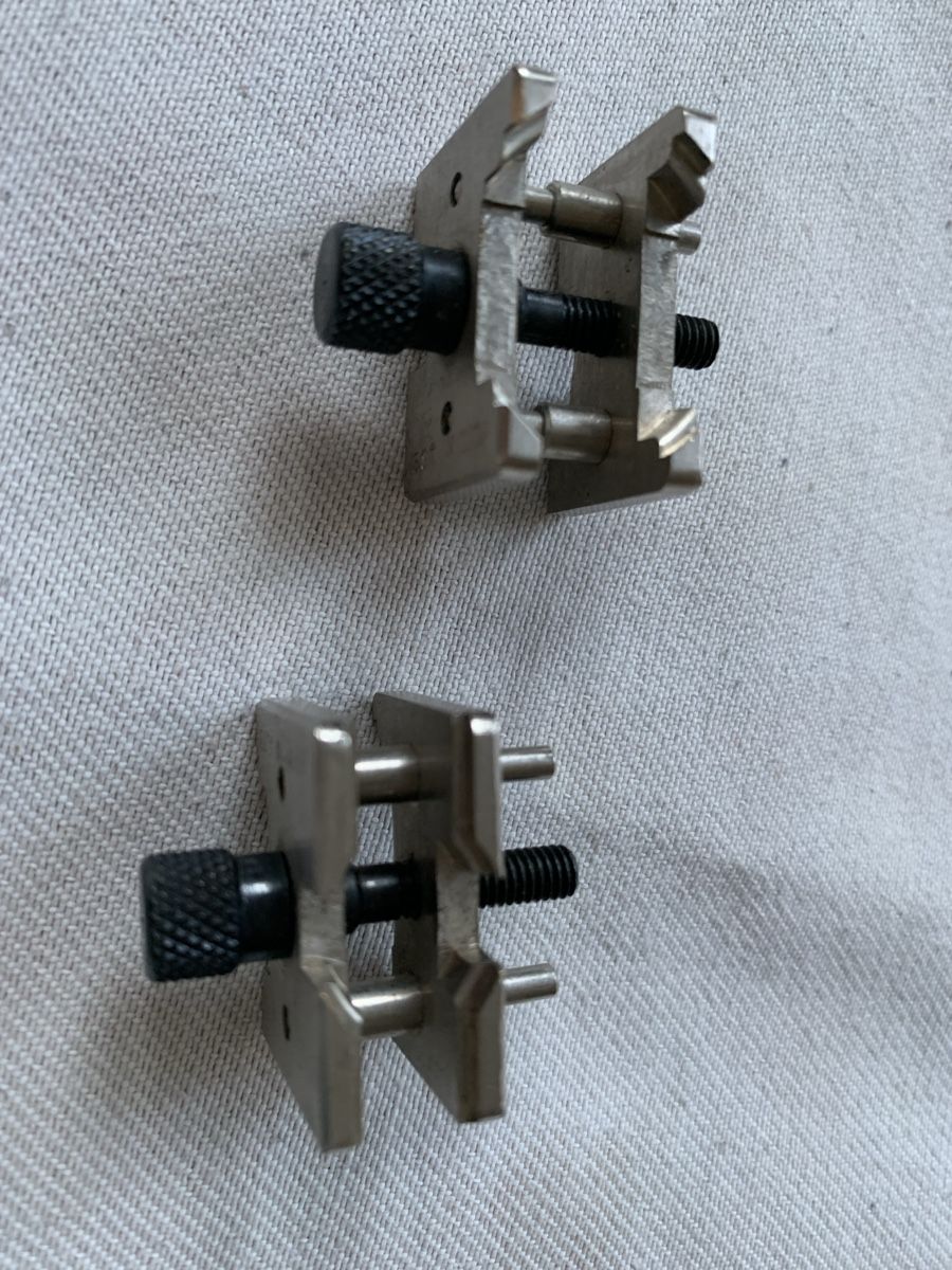 Lot De 4 Portes-mouvements Pour Horlogers - Tailles 5''1/4 à 18'' - Matériel Vintage Suisse