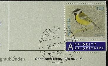 Ansichtskarten: OBERSAXEN EGGA – Gebraucht aus Jona von philajona 1