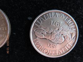 1971 Löwendekmal in Silber14.8 Gr