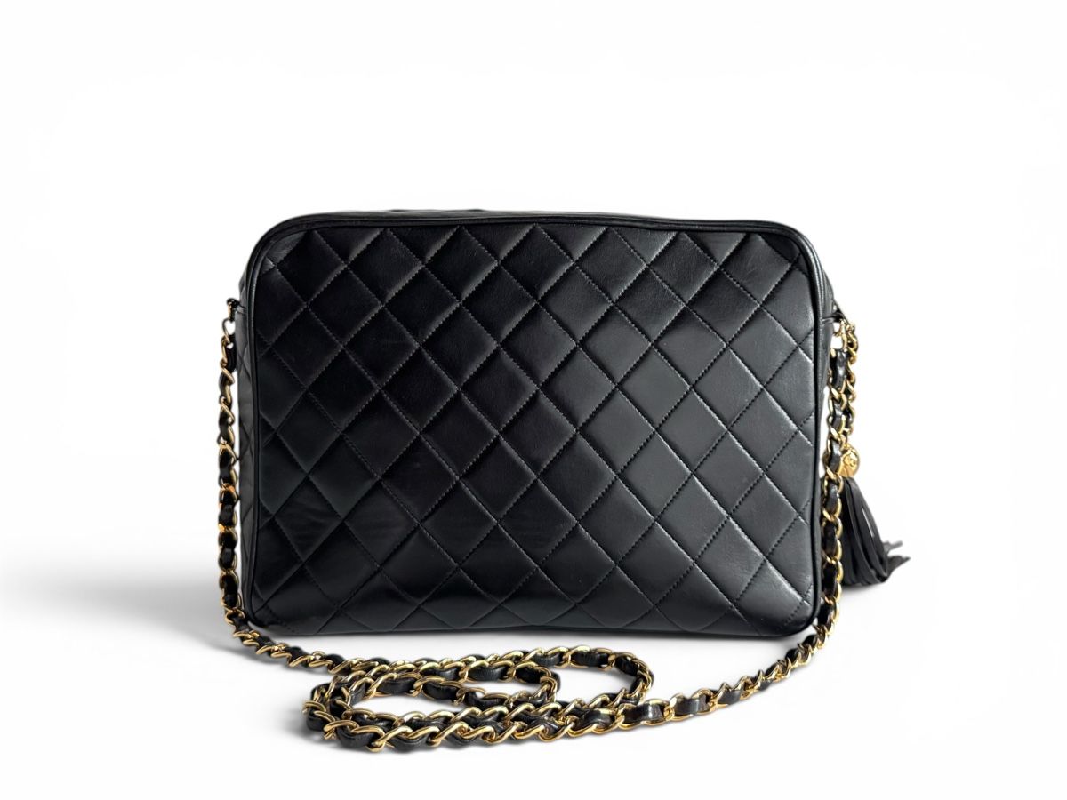 Chanel Borse da donna: Chanel Lambskin Quilted Flap Camera Tassel Case Tasche – Usato da Kriens venduto da hannaandkiko 3