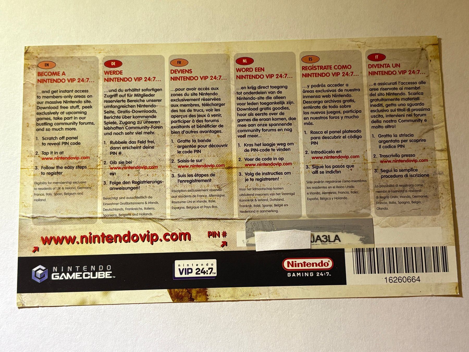 Nintendo Giochi: Resident Evil 4 - Nintendo GameCube - VIP Flyer Poster – Usato da Zürich venduto da stechi 3