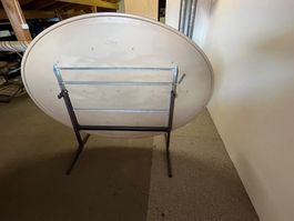 Ovaler Balkon-/Garten Klapptisch