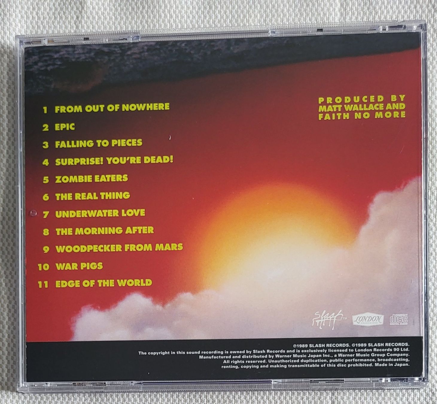 CD: Faith no more - The real thing – Usato da Villars-sur-glane venduto da Epsilonhike 1