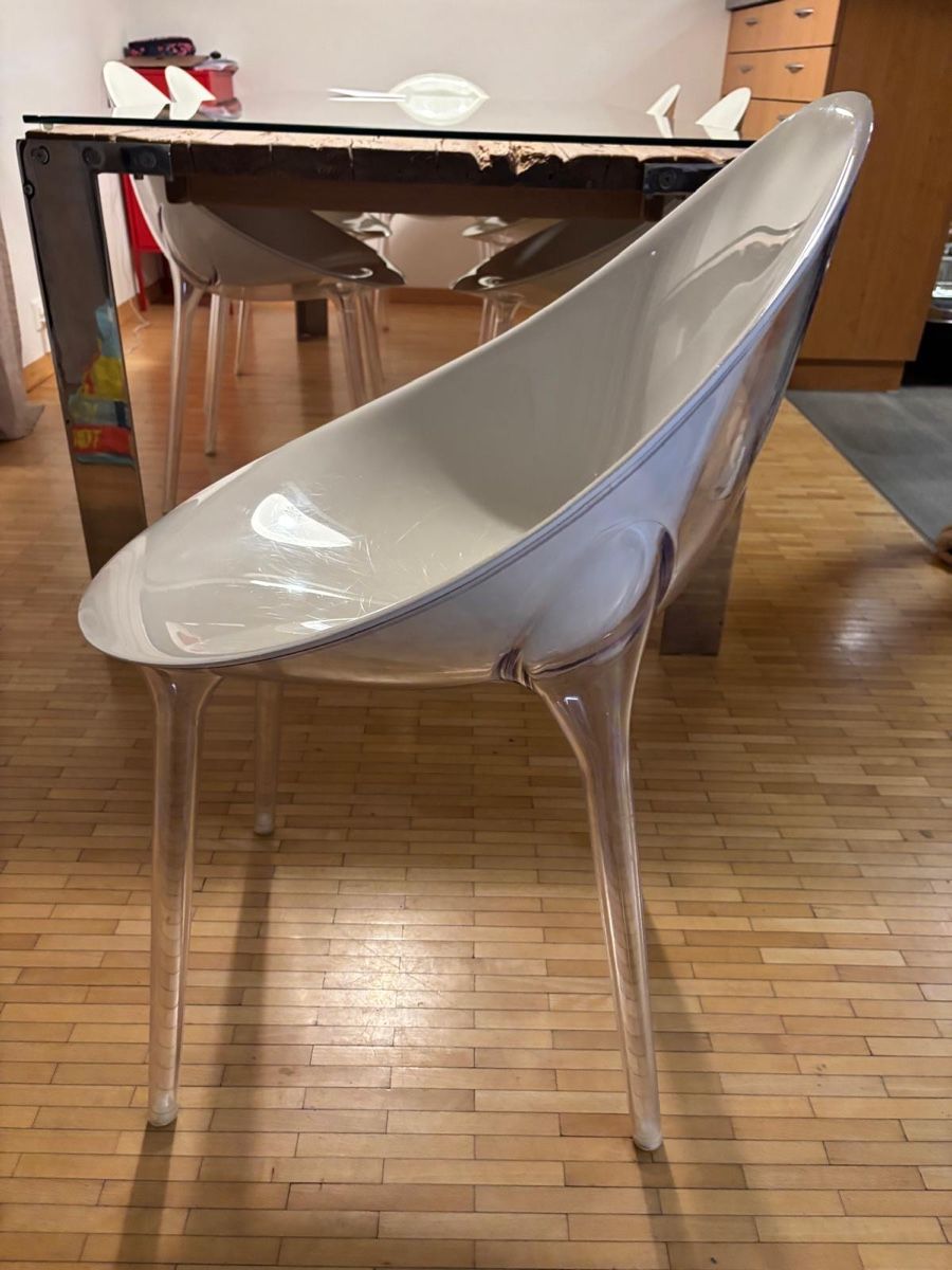 Kartell Sedie: 6 Kartell Mr. Impossible Design-Stühle by Philipp Stark – Usato da Seuzach venduto da adm_ck2w