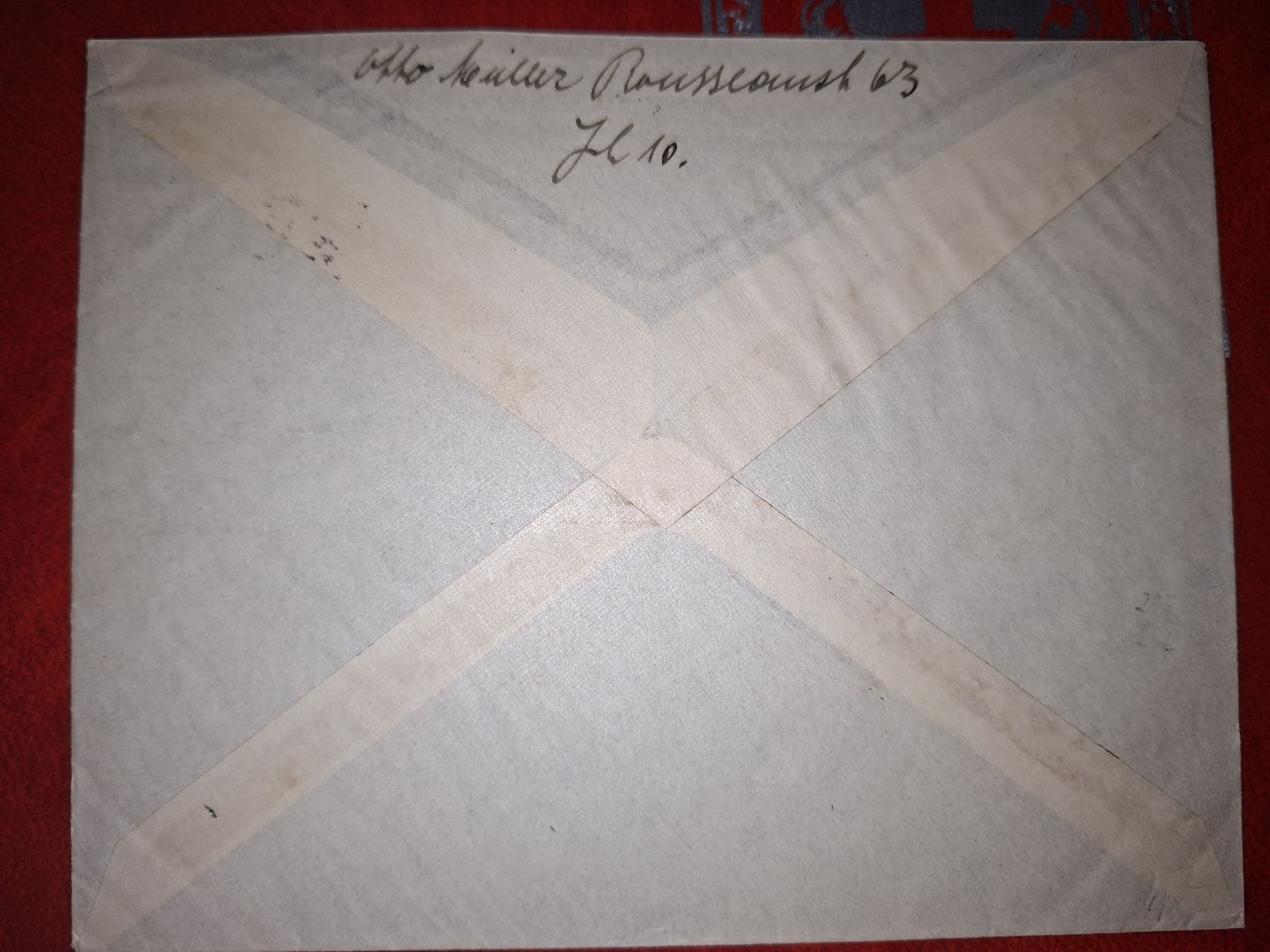 Tutti i francobolli: Flugpostbrief F21 / F23  – Usato da Balgach venduto da SIMEON27 1