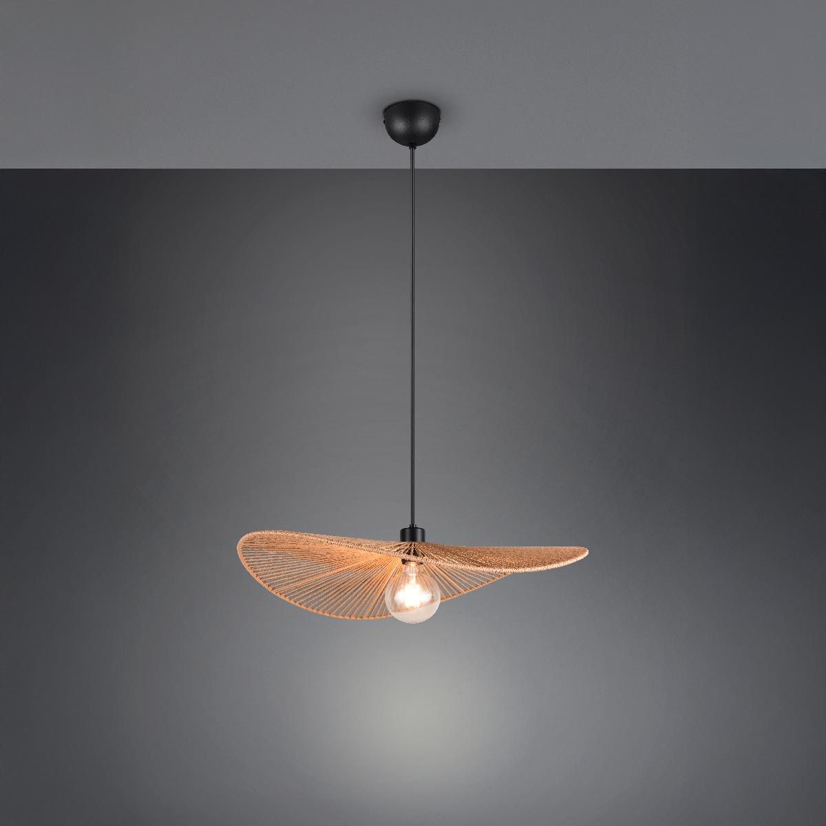 Lampadari & plafoniere: Pendelleuchte, Papiergarn, 58 cm Ø – Nuovo (secondo la descrizione) da Kreuzlingen venduto da Smart-Light