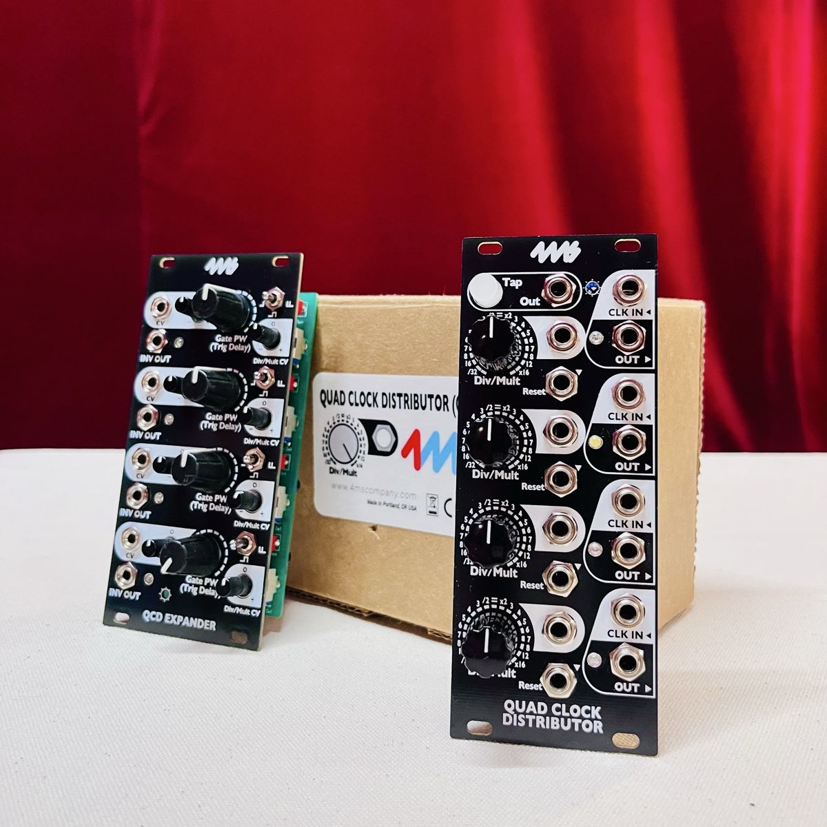 4ms - Quad Clock Distributor (QCD) + expander (Gebraucht) in