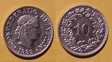 Tutti le monete: 10 Rappen 1939 – Usato da Allschwil venduto da Coinfreak