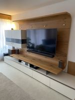 Gwinner Designer Wohnwand mit LED Beleuchtung