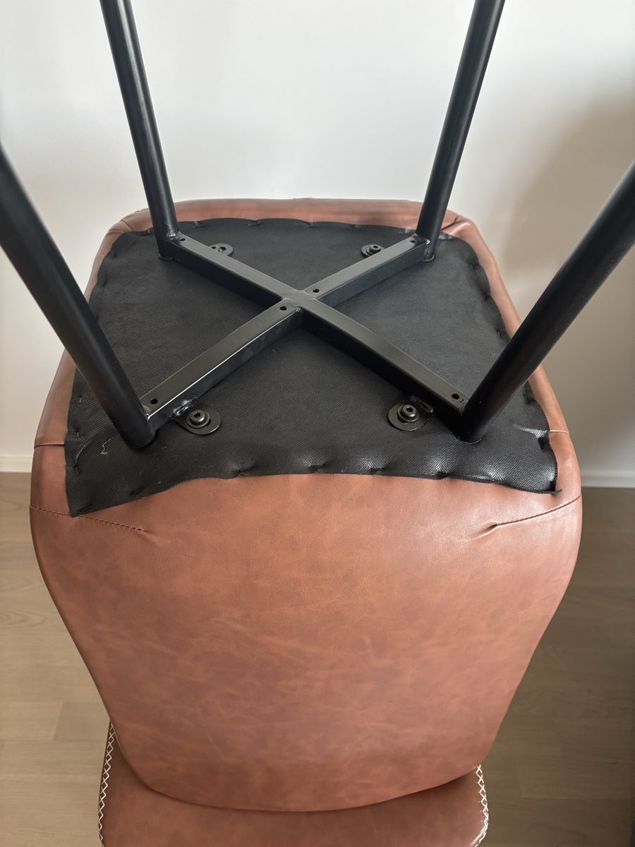 Stühle: Stuhl braun Kunstleder 2er Set – Gebraucht aus Scherzingen von fab_flh6 3