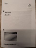Einbau Mikrowelle Miwell L V-Zug CH-Norm