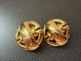 Vintage Ohrringe Clips Luxus Modeschmuck  