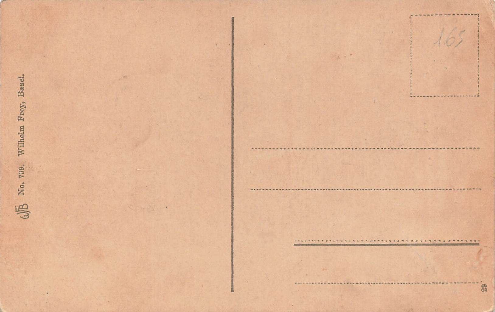 Cartoline postali: Basel (BS) Rotes Rathaus und Marktplatz mit Tram – Usato da Biasca venduto da Blenio71 1