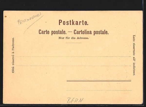 Cartoline postali: Litho Lauterbrunnen, Ortsansichten, Berg – Usato da Berlin venduto da bartko-reher 1