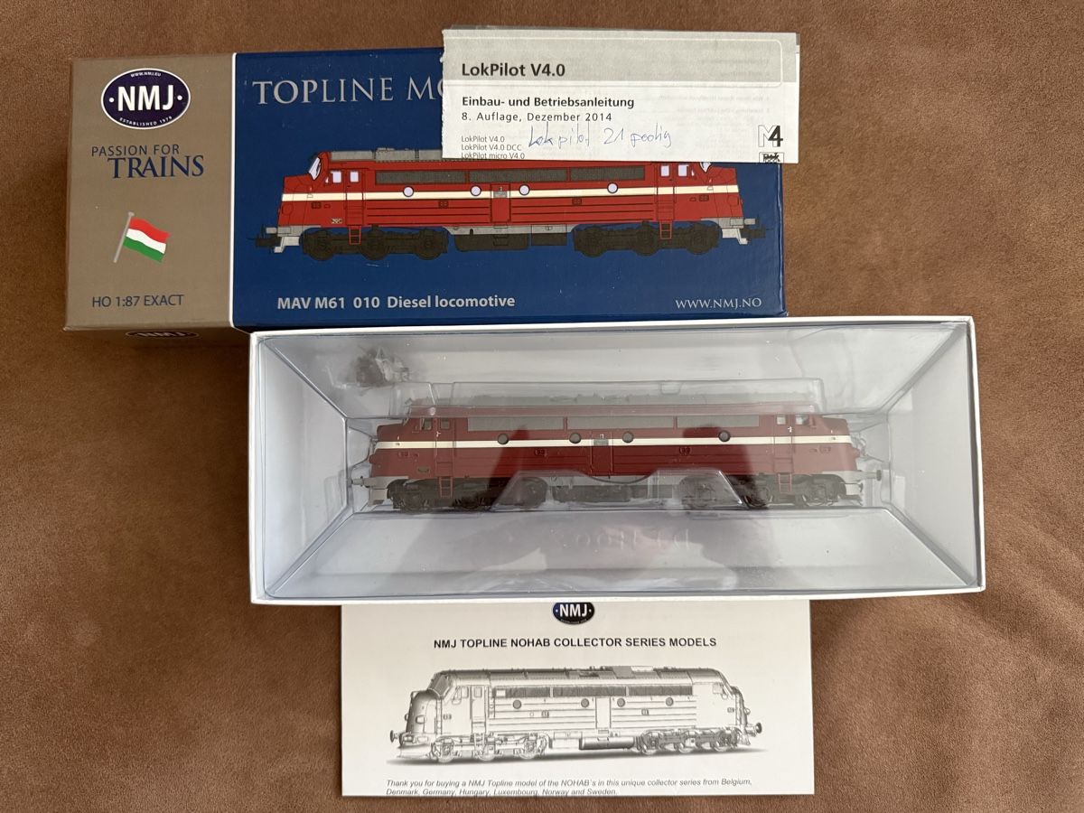 Modelleisenbahnen: MAV M61 NOHAB DIGITAL NEU – Neu und originalverpackt aus Zürich von Volanbusz