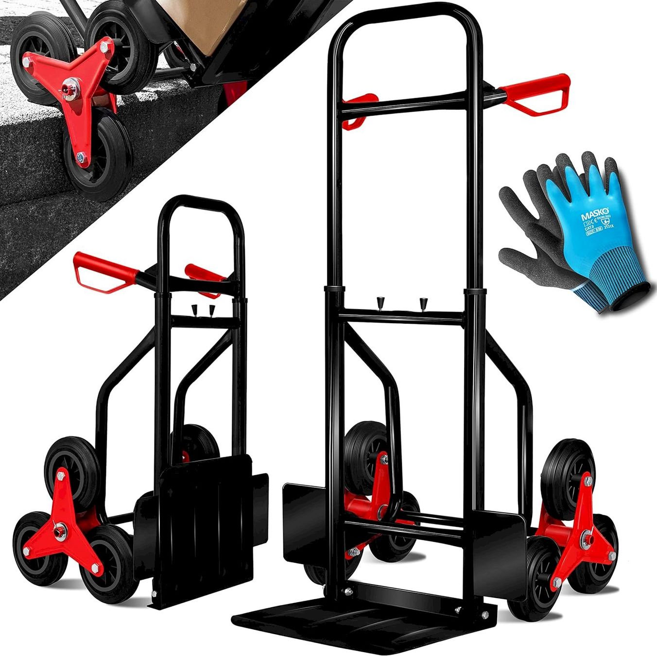 Altro per stoccaggio & trasporto: MASKO Sackkarre 200 kg Schwarz – Nuovo e nell'imballaggio originale da Bottighofen venduto da zaap