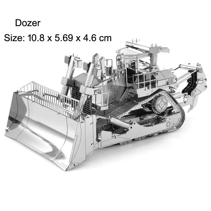 Puzzle: Metall 3D Mini Puzzle Bulldozer – Nuovo e nell'imballaggio originale da Oppligen venduto da Pin-Fall-Shop