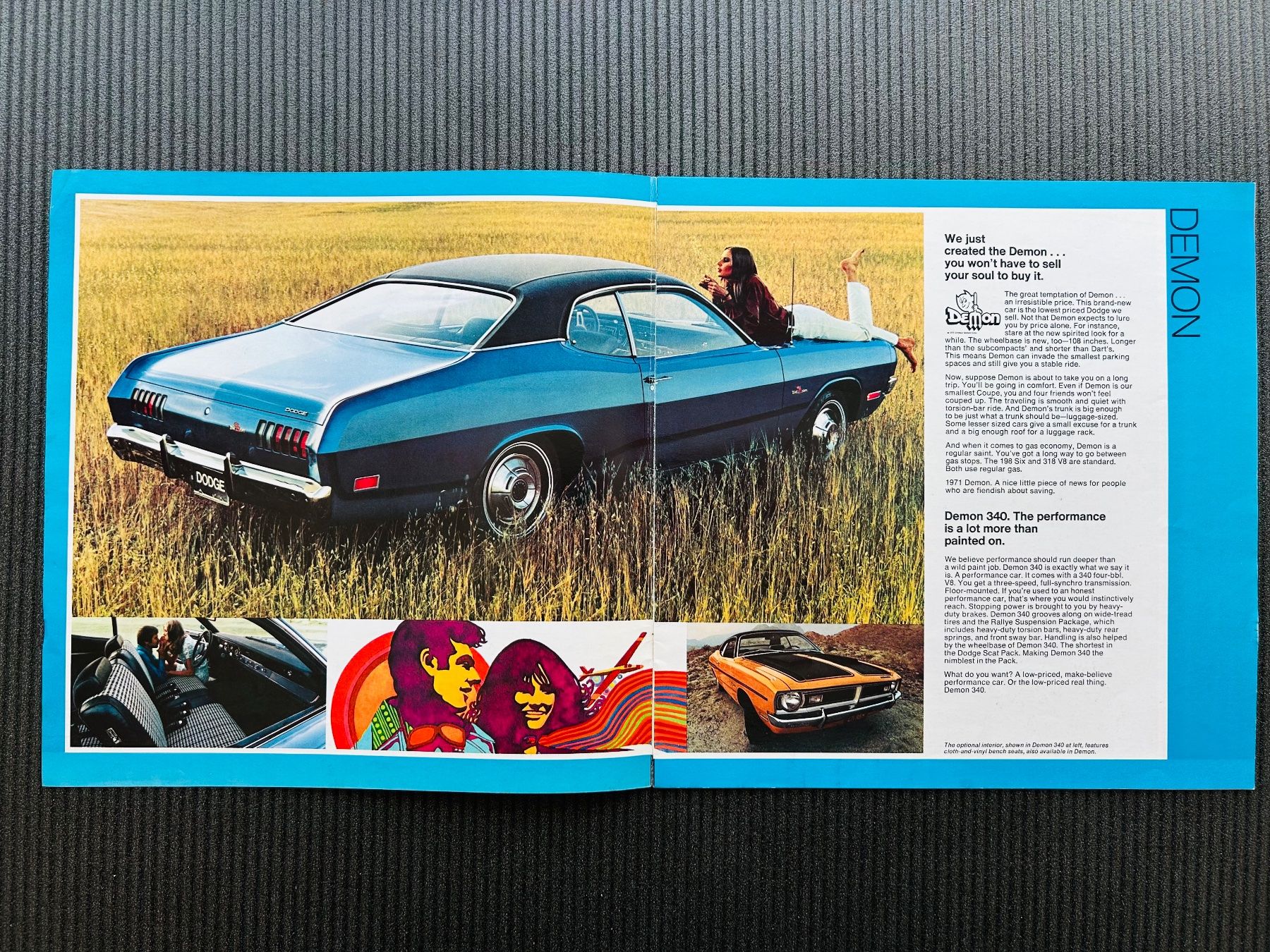Dodge Documenti: Dodge Original Brochure 1971 Challenger Dart Demon – Usato da Herrliberg venduto da Nomad504 2