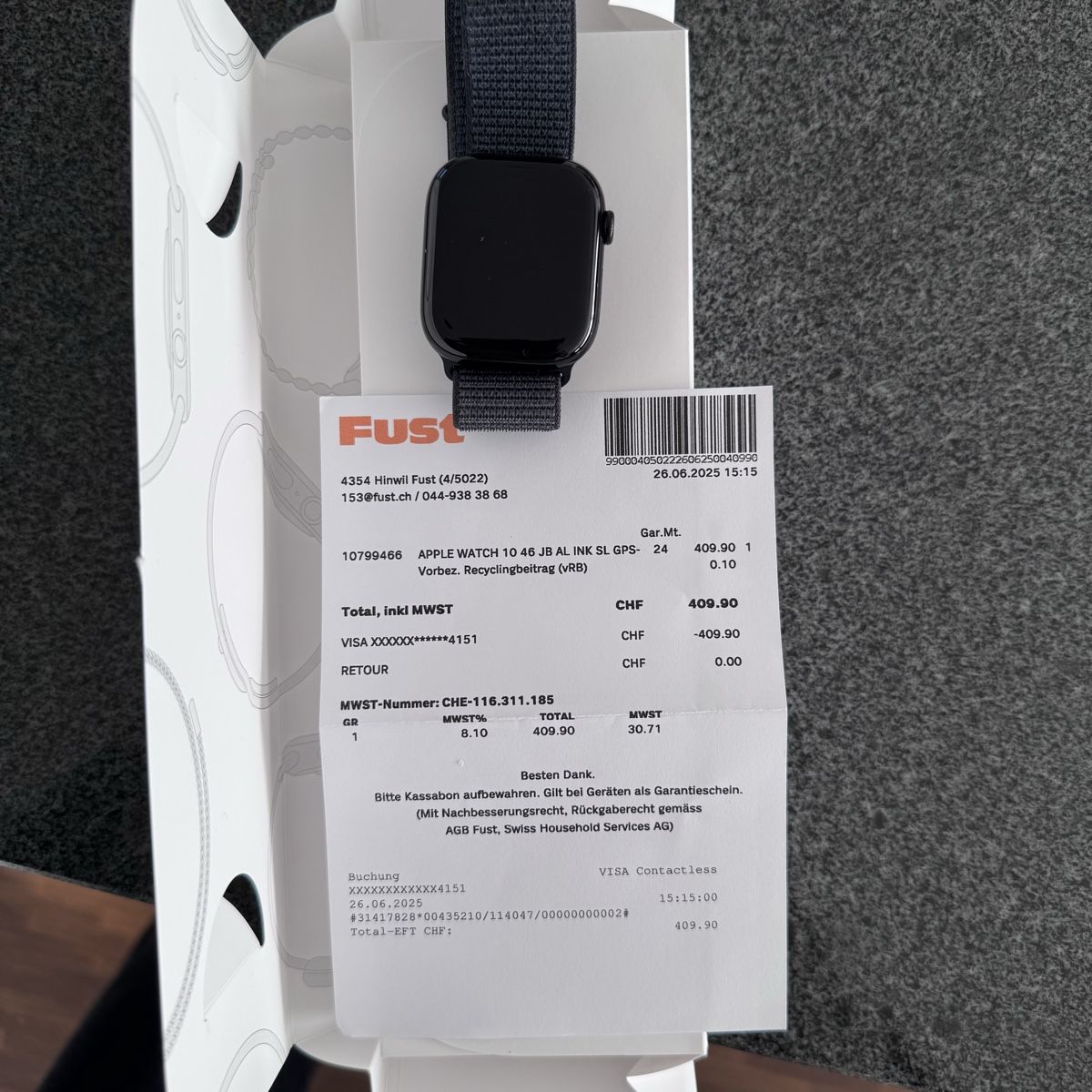 Apple Smartwatch: Apple Watch Series 10 Wifi 46mm – Nuovo (secondo la descrizione) da Hinwil venduto da norisenya 2