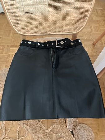 Leder Jupe von Maje
