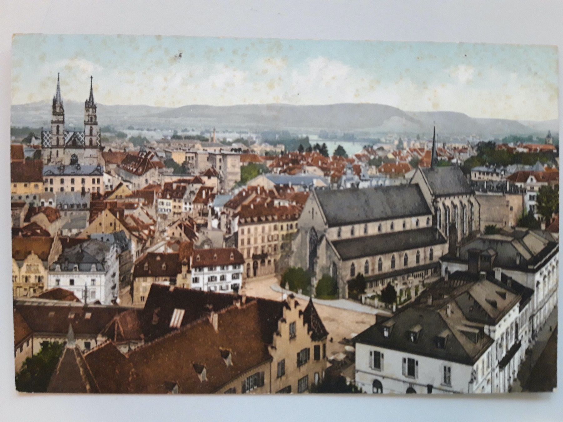Ansichtskarten: Basel, Münster, Rhein, Histor. Museum – Gebraucht aus Sargans von nicsam1815