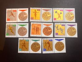 Polen 1964 Olympia Satz gest. (2386)