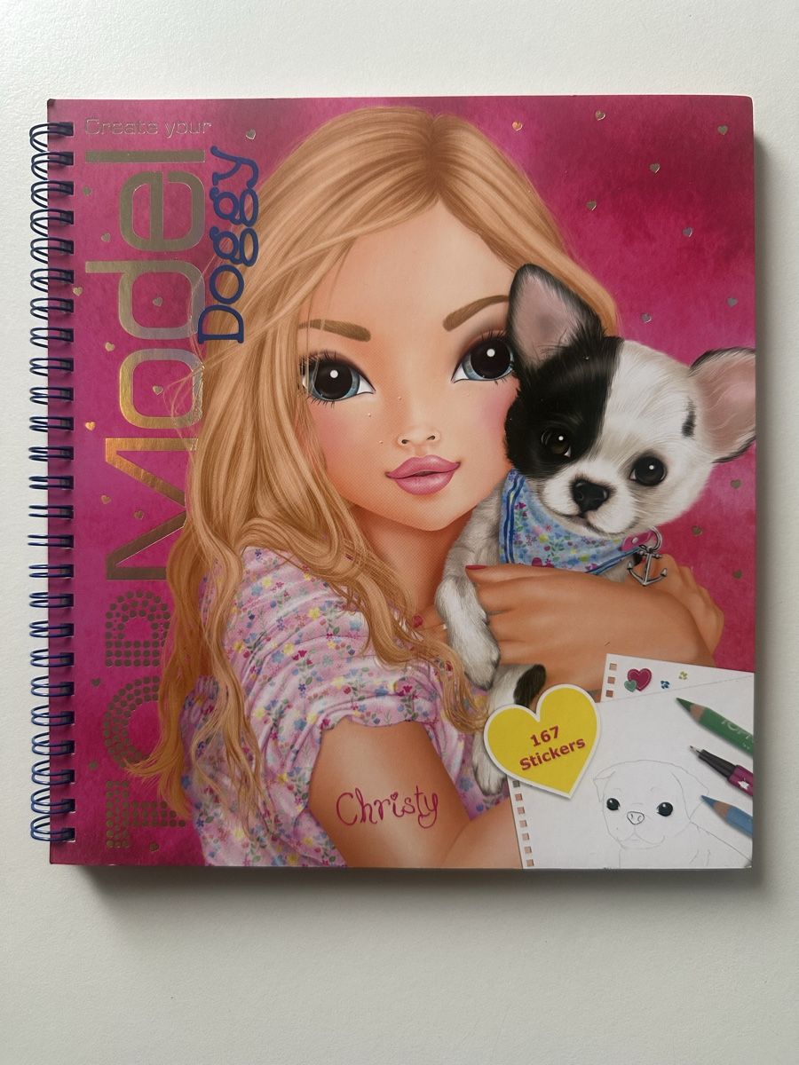 Libri: Top Model Malbuch und Stickerheft Hund – Nuovo e nell'imballaggio originale da Uetendorf venduto da Gar_9pvy