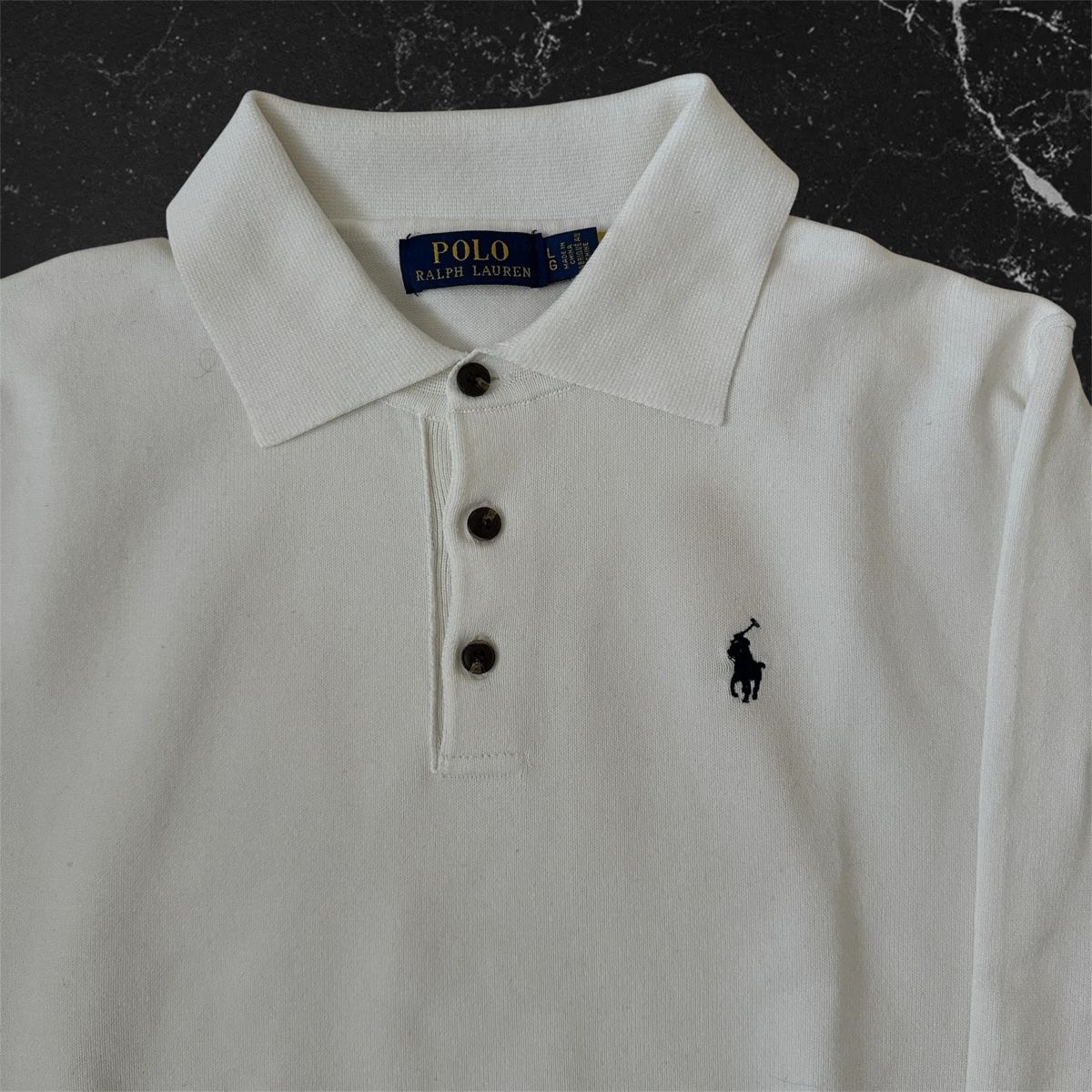 Ralph Lauren Polo-Shirts: Polo Ralph Lauren Polo Pullover Weiss, Grösse L – Gebraucht aus Frenkendorf von a_1999 1