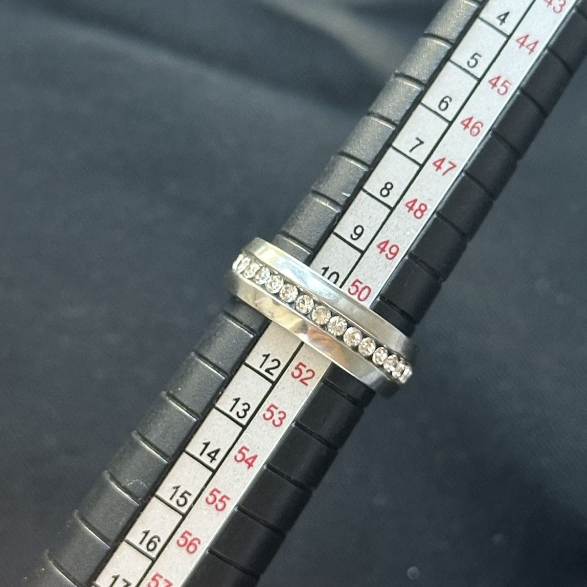 Ringe: Silberner Edelstahl Zirkonia Band Ring – Neu (gemäss Beschreibung) aus Givisiez von dor_xb9k 1