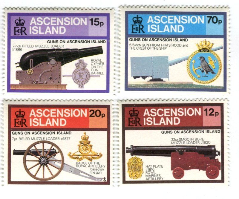Alle Briefmarken: Briefmarken "Kanonen". Ascension. – Neu und originalverpackt aus Basel von Butsch5