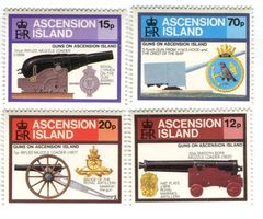 Briefmarken "Kanonen". Ascension.