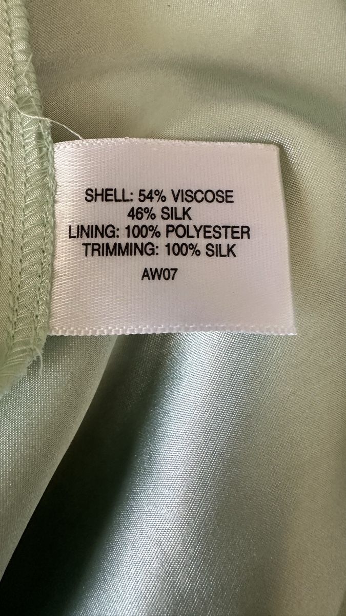 Vestiti: Robe longue, fleurs turquoise taille 100%soie, taille M – Usato da Vuippens venduto da ale_6gkb 7