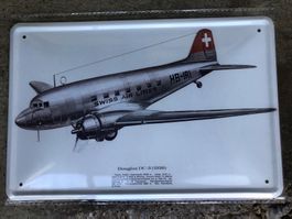 Douglas dc-3 Swissair 1936 air line classic