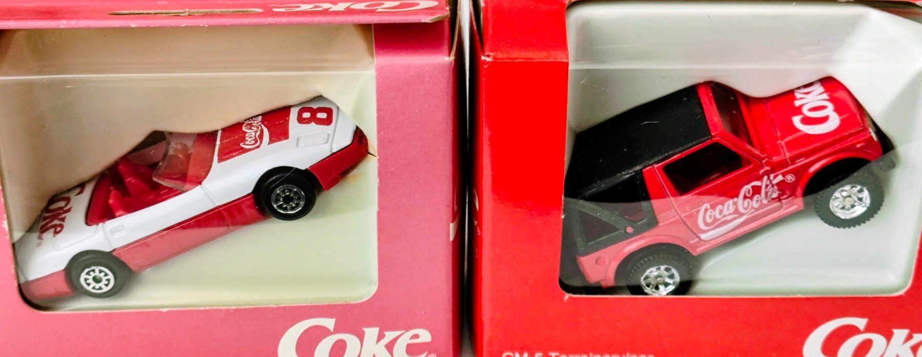Coca-Cola Modellautos: 4 Coca-Cola Autos (15) – Neu und originalverpackt aus Pfäffikon ZH von Colacity 1