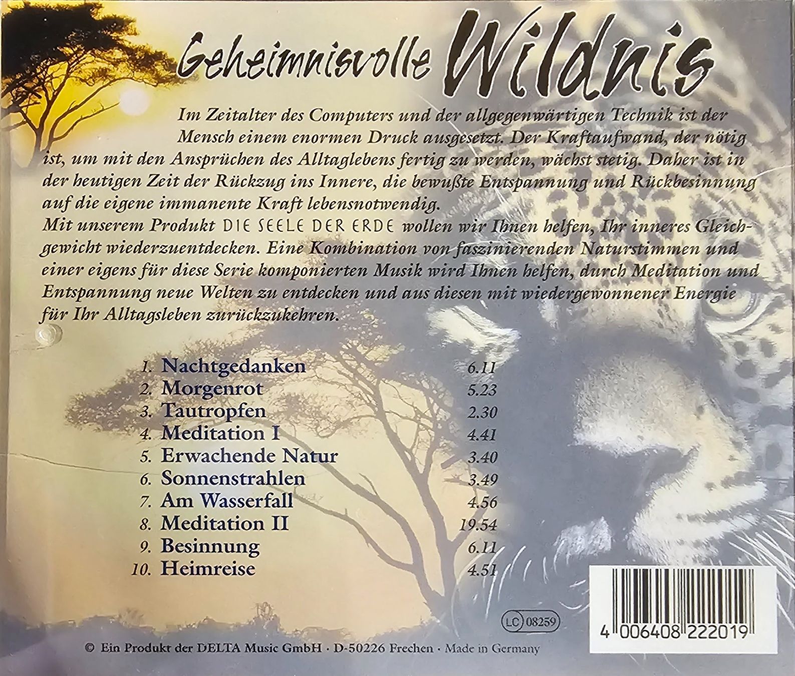 CD: Geheimnisvolle Wildnis – Usato da Wahlen b. Laufen venduto da Cg10 1
