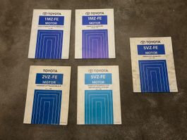 Toyota V6 Werkstatthandbücher 1MZ 2VZ 5VZ Set (5 Stk)