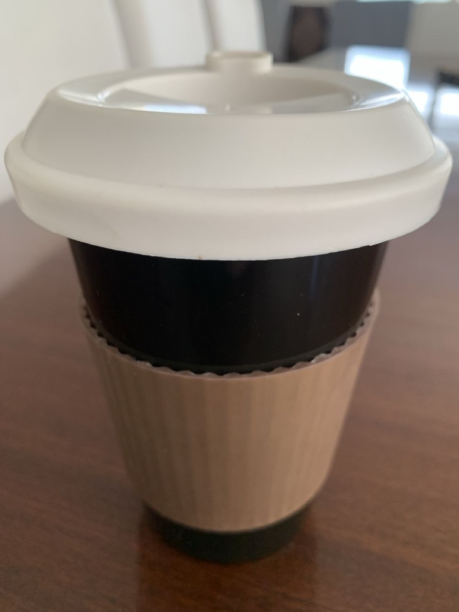 Tazze: Ceramic coffee cup black with lid for VIP  – Nuovo (secondo la descrizione) da Immensee venduto da vgitter 3