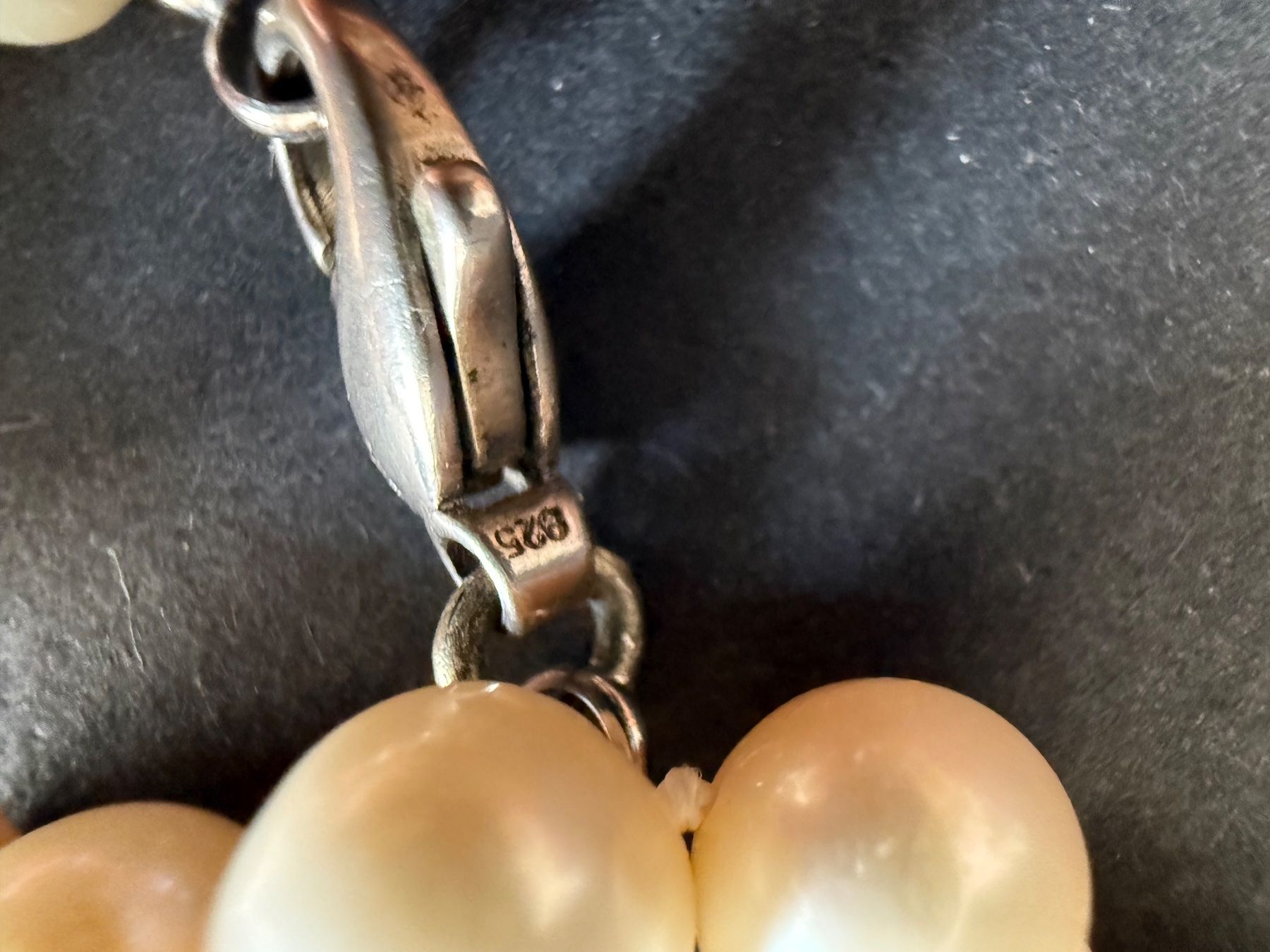 Catenine: Vintage echte Perlen Kette mit Silber Verschluss 925 – Usato da Spiegel b. Bern venduto da Rogger72 4
