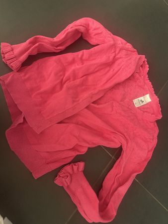 Mädchen Strickjacke Palomino Pink Grösse 128 
