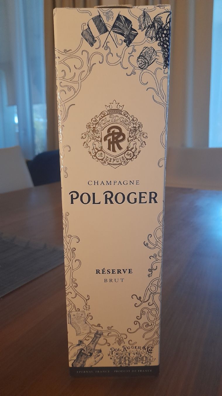 Bevande alcoliche: Originalverpackung Pol Roger Champagner Reserve Brut – Nuovo e nell'imballaggio originale da Schinznach Bad venduto da Steffi1976