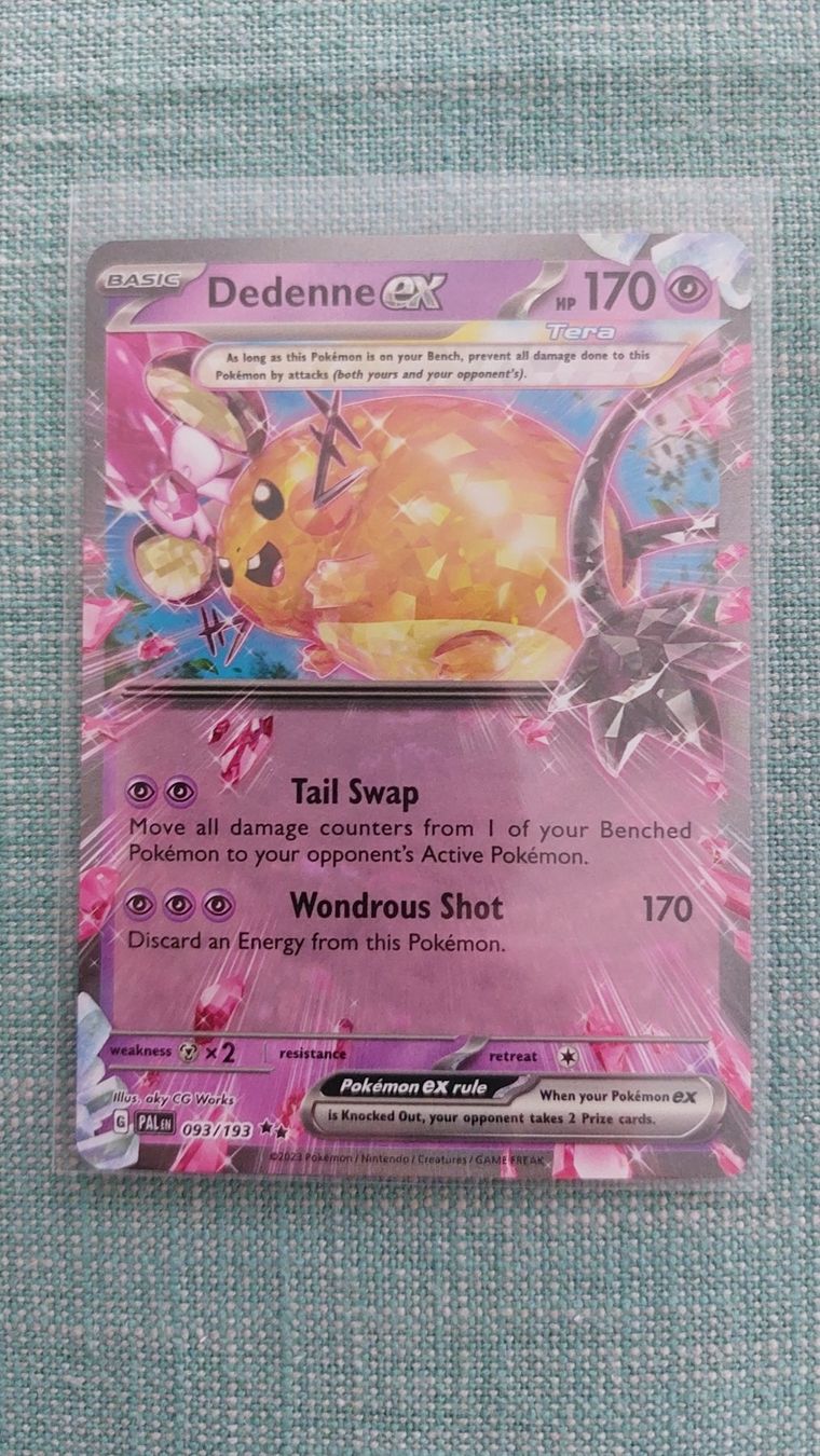 Pokémon Carte collezionabili: Dedenne ex Paldea Evolved – Nuovo (secondo la descrizione) da Bellinzona venduto da Pagur